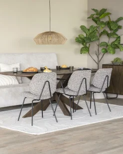 Eetkamerstoel Jon - Taupe - Loft24.nl