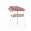 Eetkamerstoel Lizzy - Roze - Loft24.nl