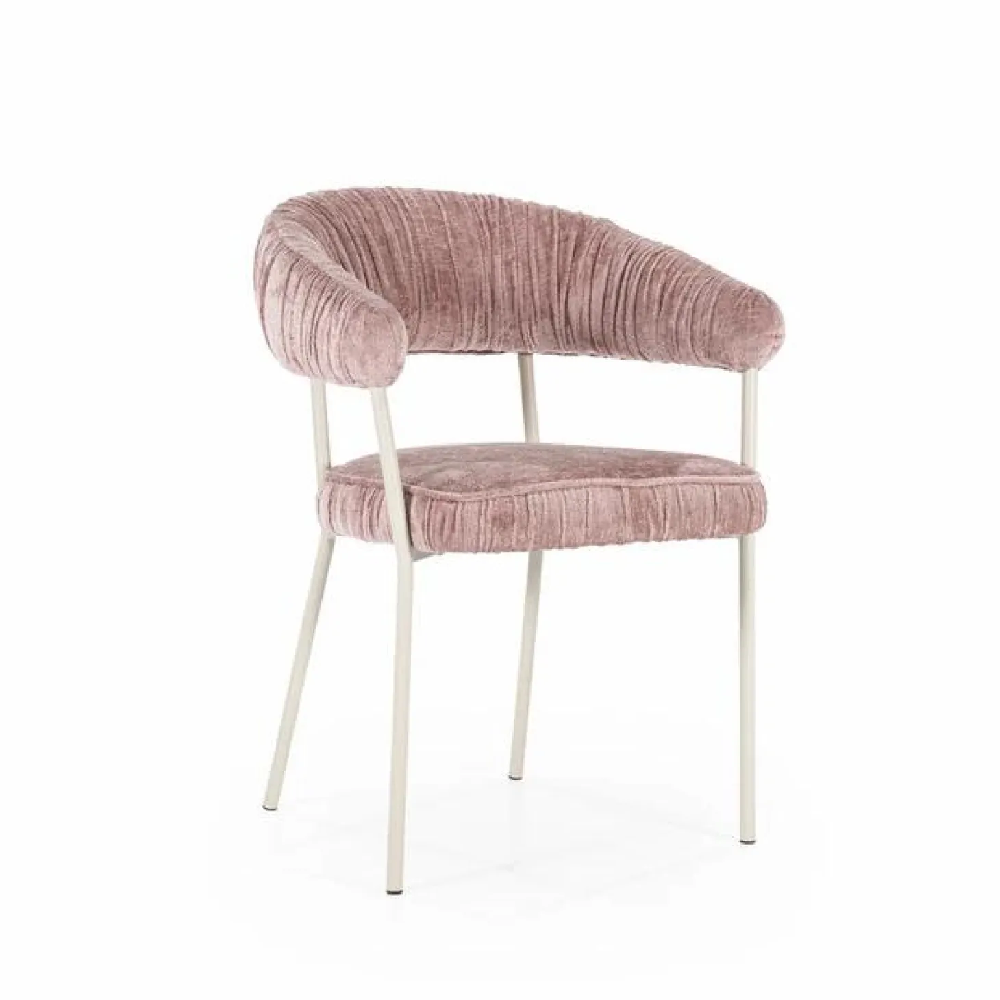 Eetkamerstoel Lizzy - Roze - Loft24.nl
