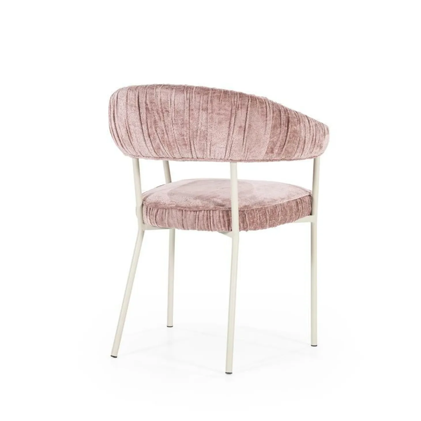 Eetkamerstoel Lizzy - Roze - Loft24.nl