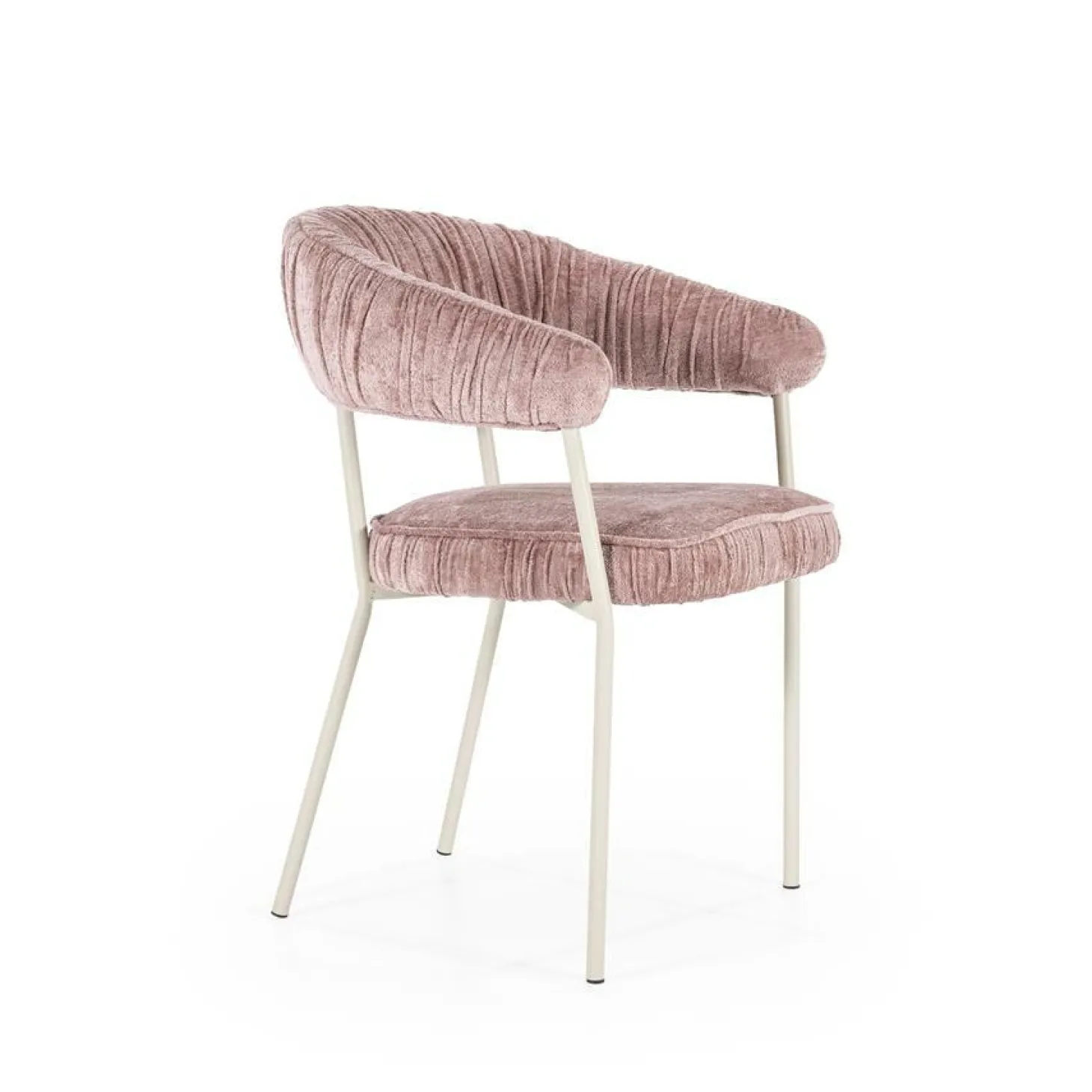 Eetkamerstoel Lizzy - Roze - Loft24.nl
