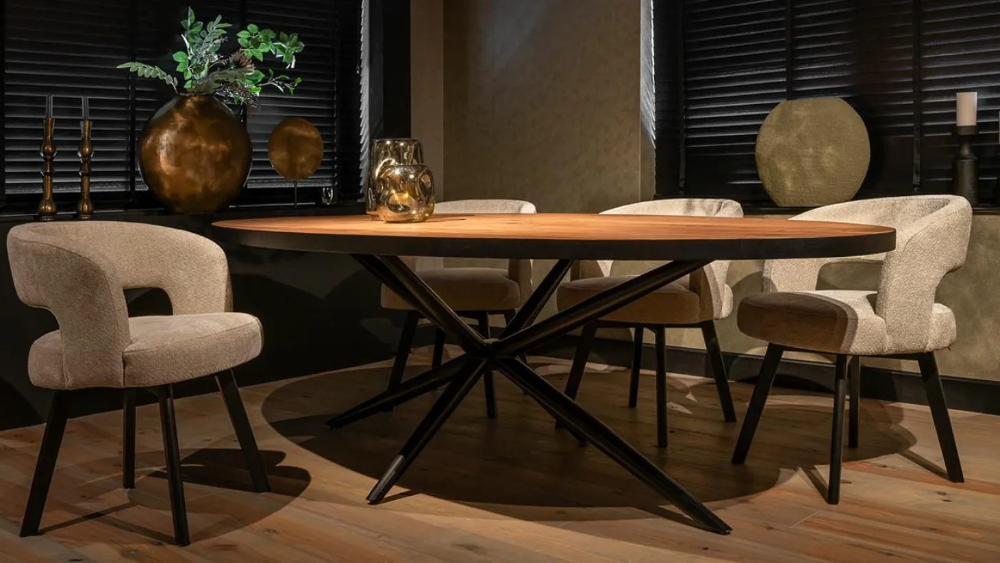 Eetkamerstoel Lois- zelf samenstellen - Loft24.nl