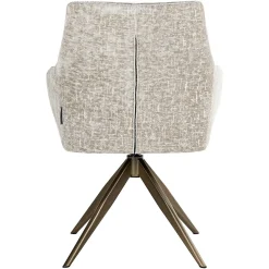 Eetkamerstoel Marlon Chenille kleur Pearl - Loft24.nl
