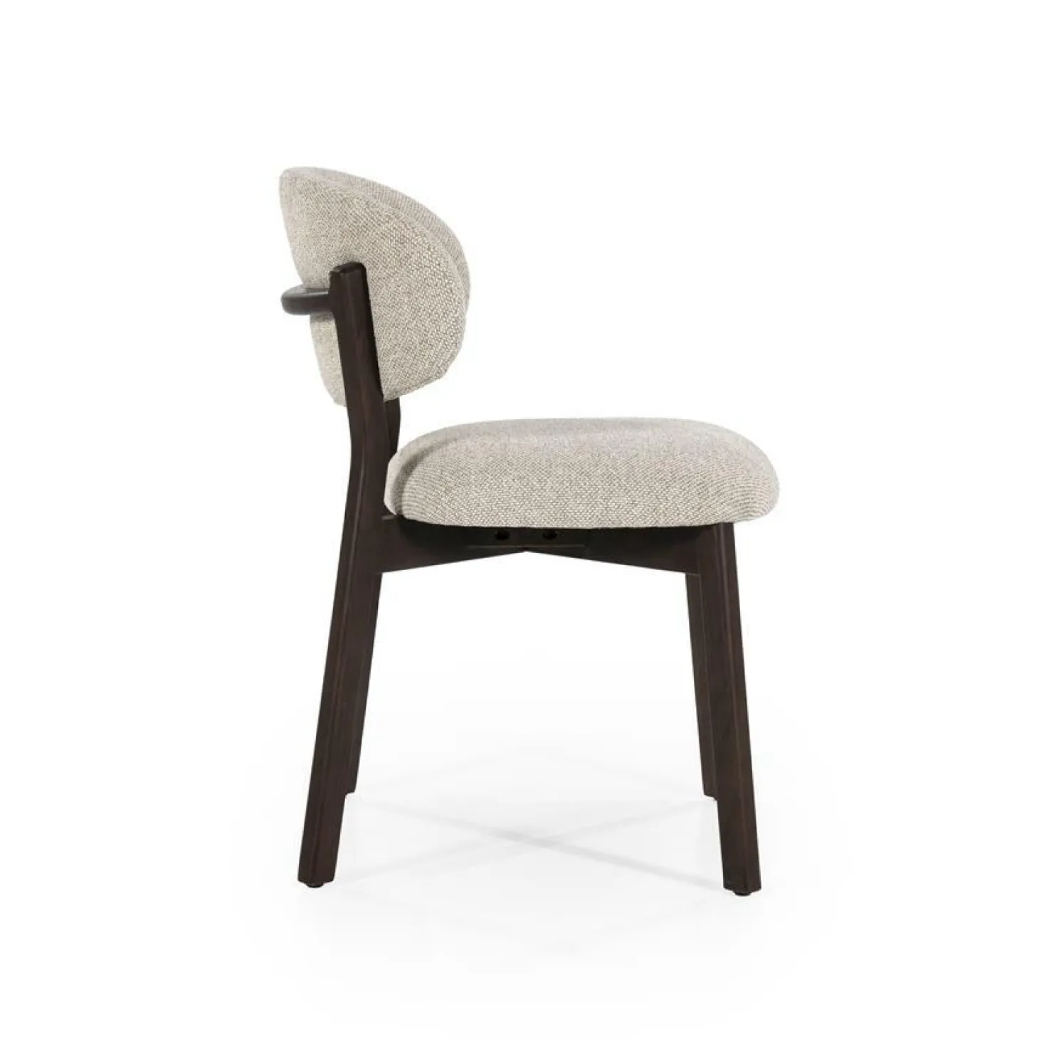 Eetkamerstoel Mikky Bruin - Taupe - Loft24.nl
