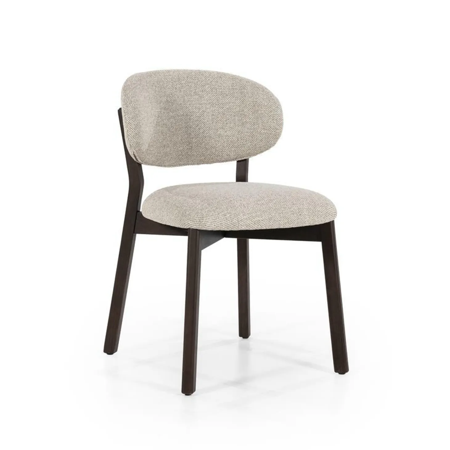 Eetkamerstoel Mikky Bruin - Taupe - Loft24.nl