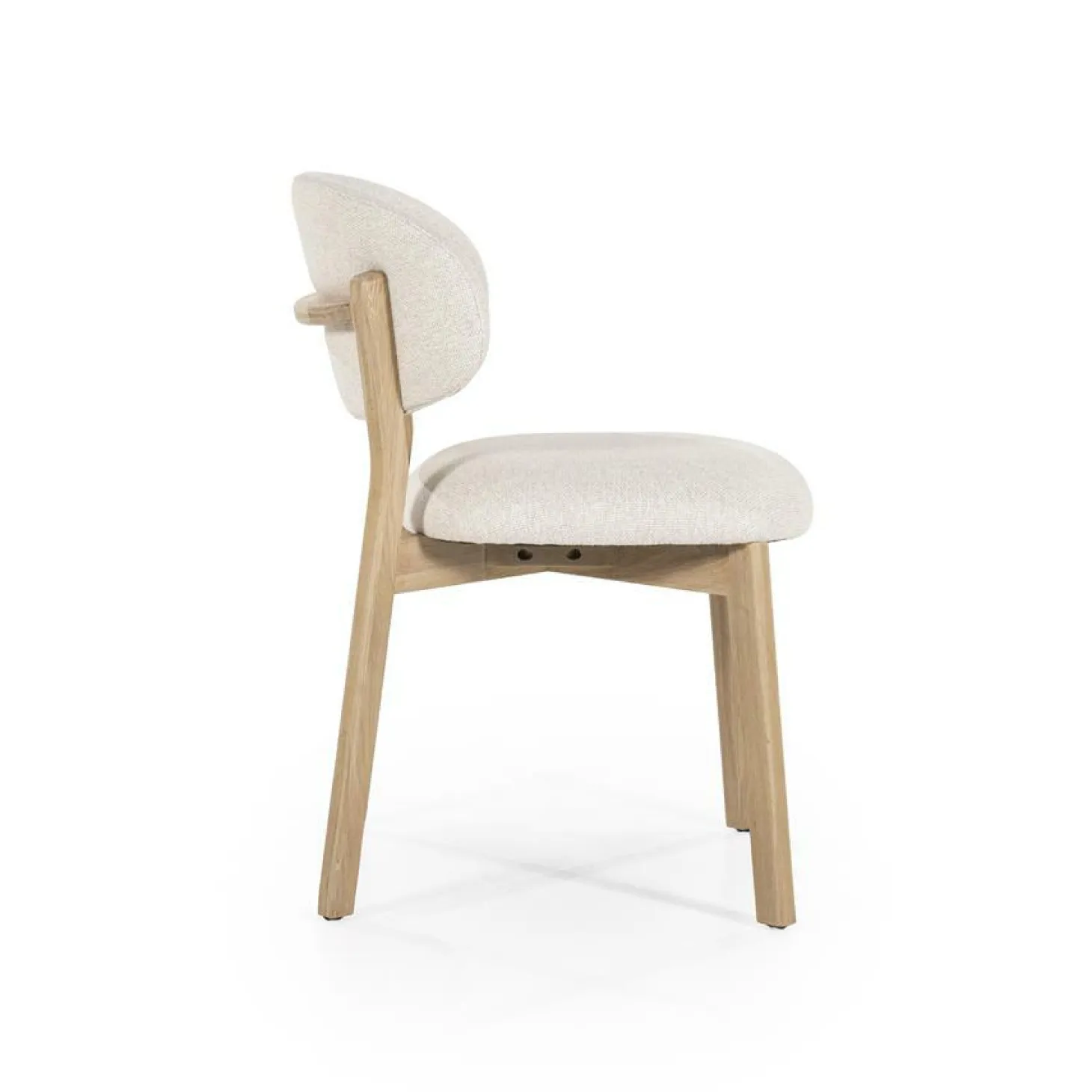 Eetkamerstoel Mikky Naturel - Beige - Loft24.nl
