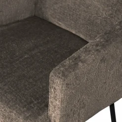 Eetkamerstoel Mount Chenille - Grijs/Bruin - Loft24.nl