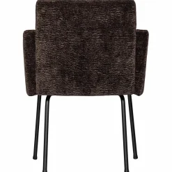 Eetkamerstoel Mount 3D Chenille Donkerbruin - Loft24.nl