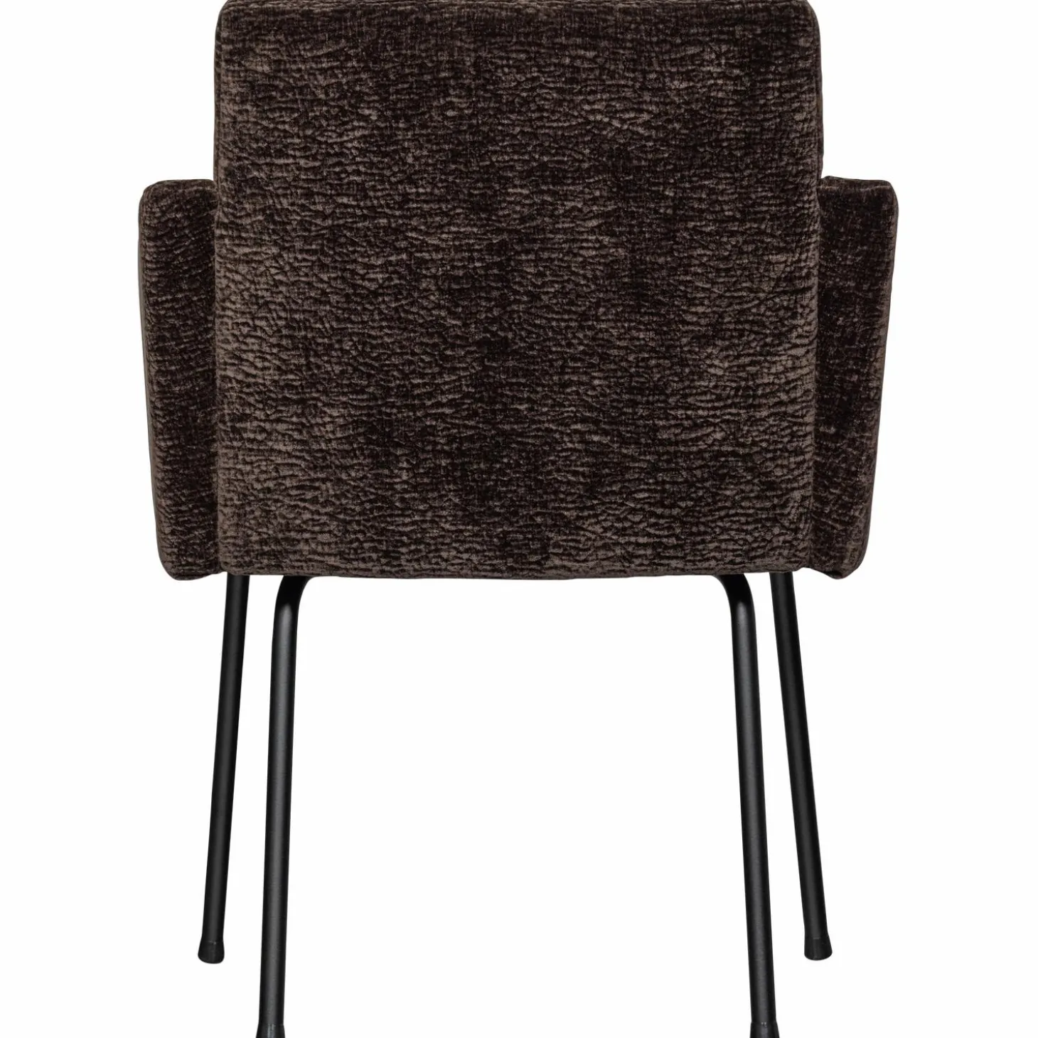 Eetkamerstoel Mount 3D Chenille Donkerbruin - Loft24.nl