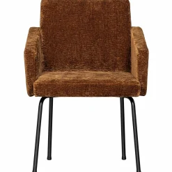 Eetkamerstoel Mount 3D Chenille Middenbruin - Loft24.nl