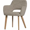 Eetkamerstoel Murat Naturel onderstel - Naturel/Bruin - Loft24.nl