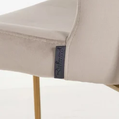Eetkamerstoel Odessa Velvet kleur Khaki - Loft24.nl