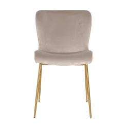 Eetkamerstoel Odessa Velvet kleur Khaki - Loft24.nl