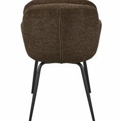 Eetkamerstoel Runa Chenille - Warm Bruin - Loft24.nl