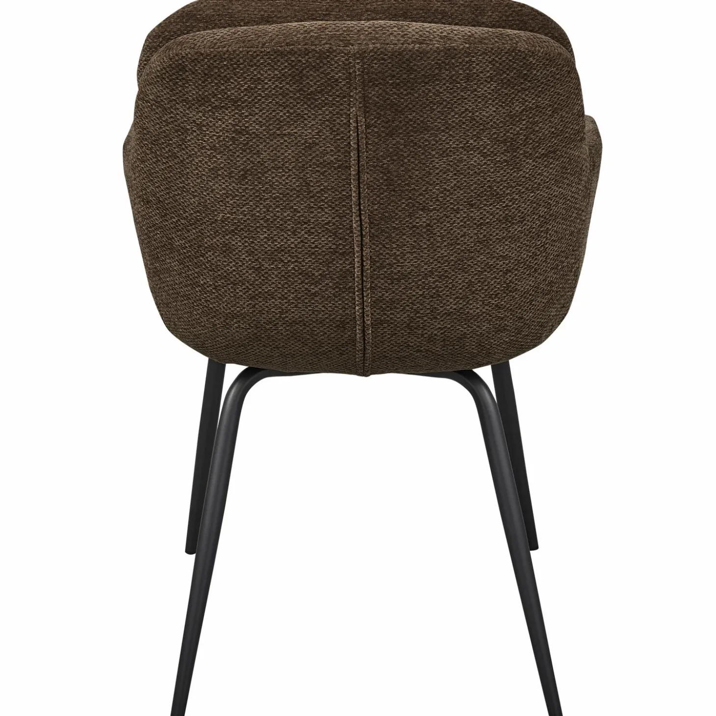 Eetkamerstoel Runa Chenille - Warm Bruin - Loft24.nl