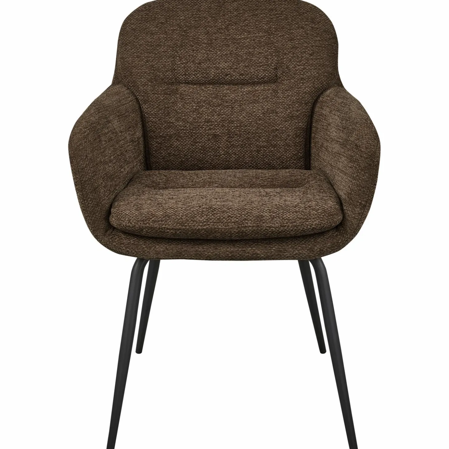 Eetkamerstoel Runa Chenille - Warm Bruin - Loft24.nl