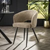 Eetkamerstoel Salon - Bouclé zand (Showmodel) - Loft24.nl