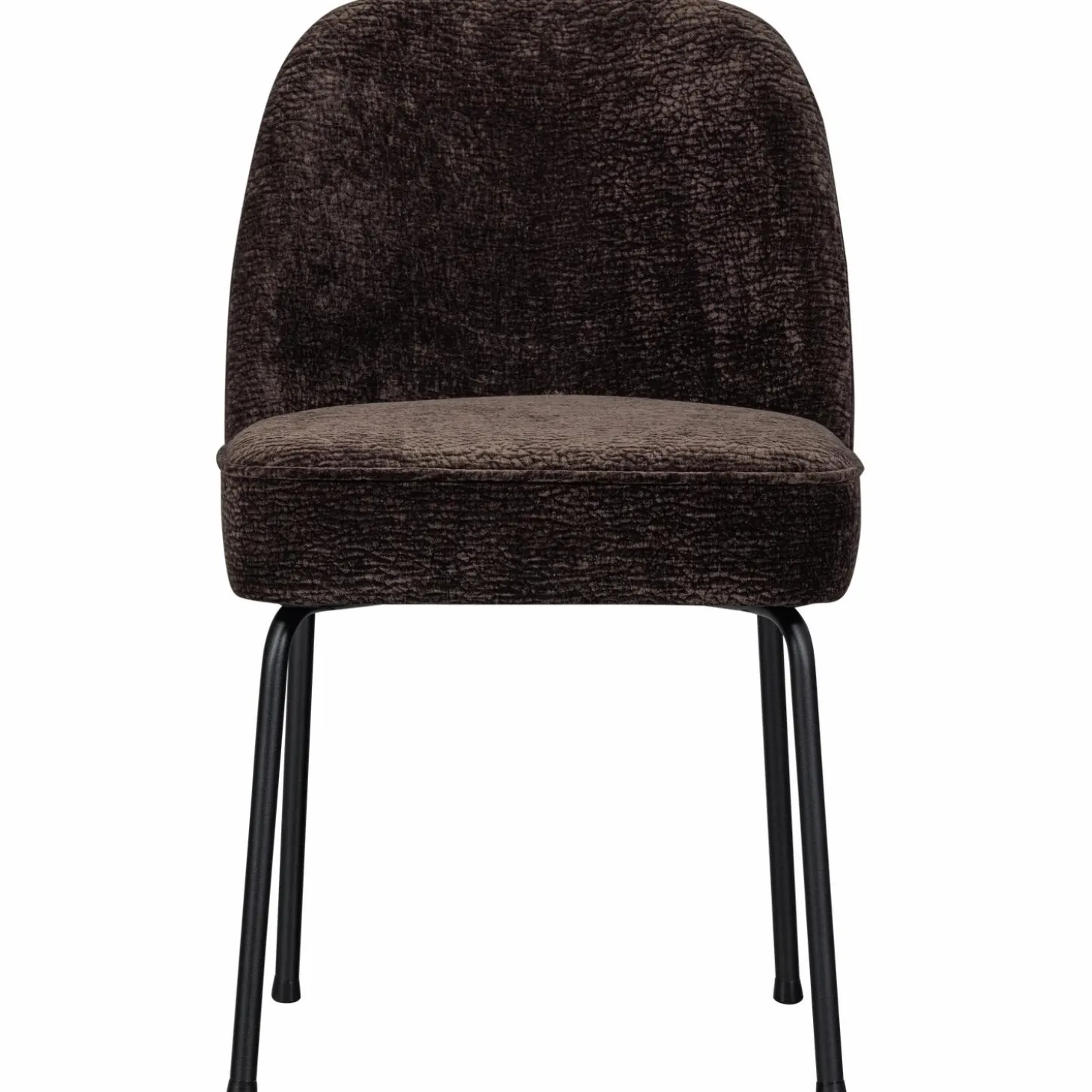Eetkamerstoel Vogue 3D Chenille - Donkerbruin - Loft24.nl