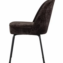Eetkamerstoel Vogue 3D Chenille - Donkerbruin - Loft24.nl