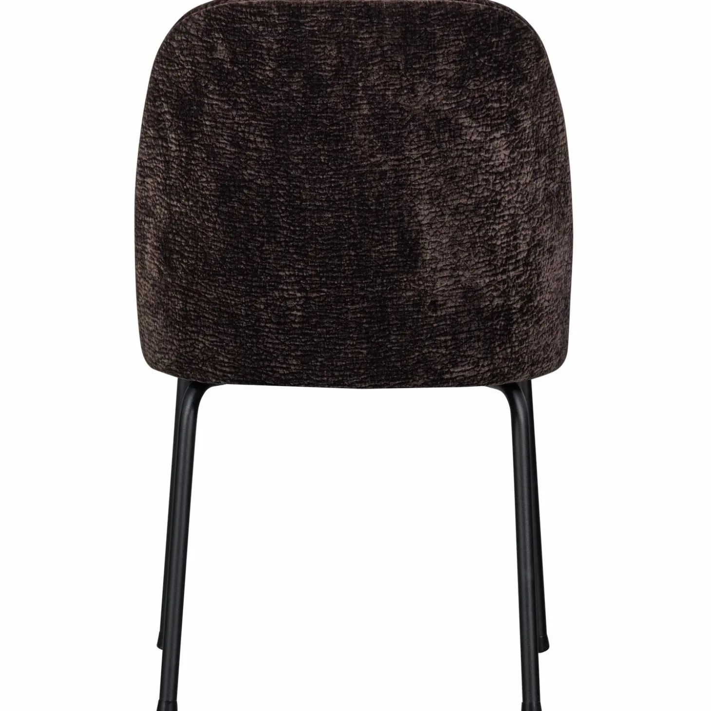 Eetkamerstoel Vogue 3D Chenille - Donkerbruin - Loft24.nl