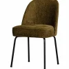 Eetkamerstoel Vogue Structure Velvet - Brass - Loft24.nl