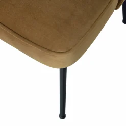 Eetkamerstoel Vogue Velvet - Honinggeel - Loft24.nl