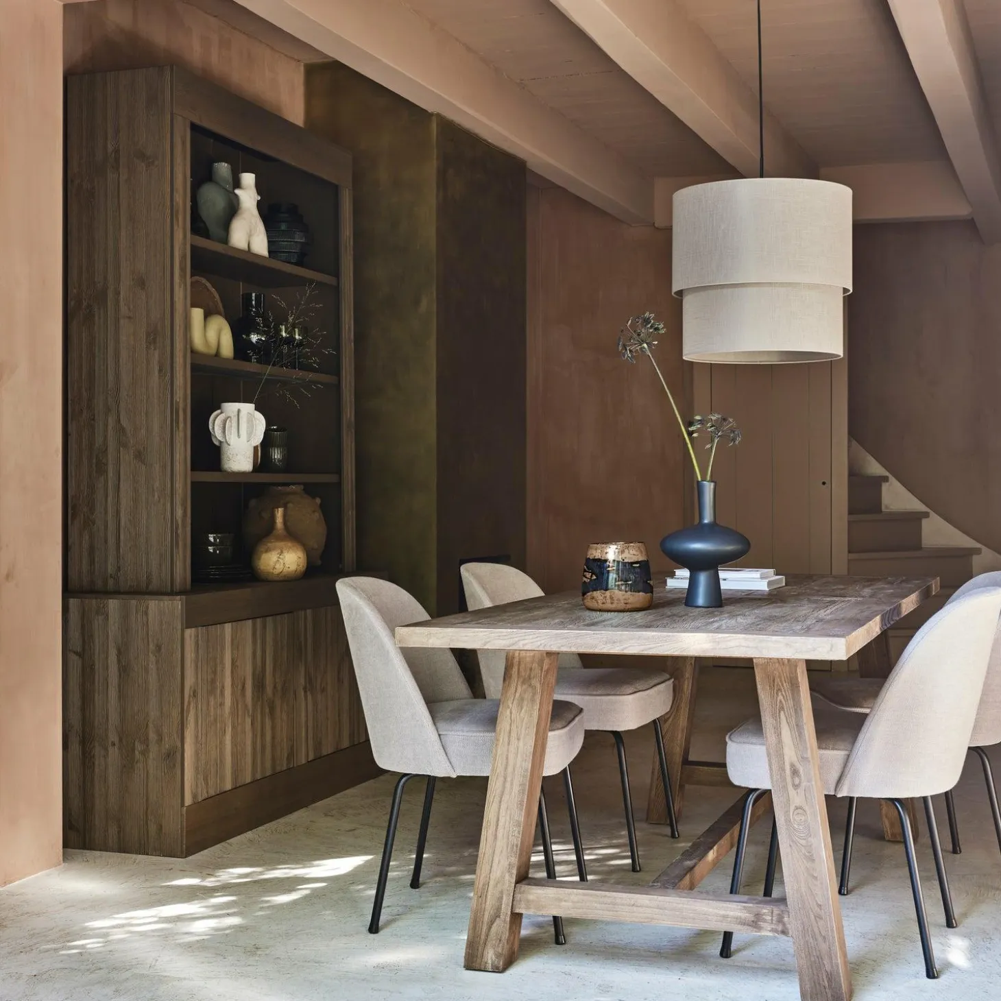 Eetkamerstoel Vogue Woven - Zand - Loft24.nl