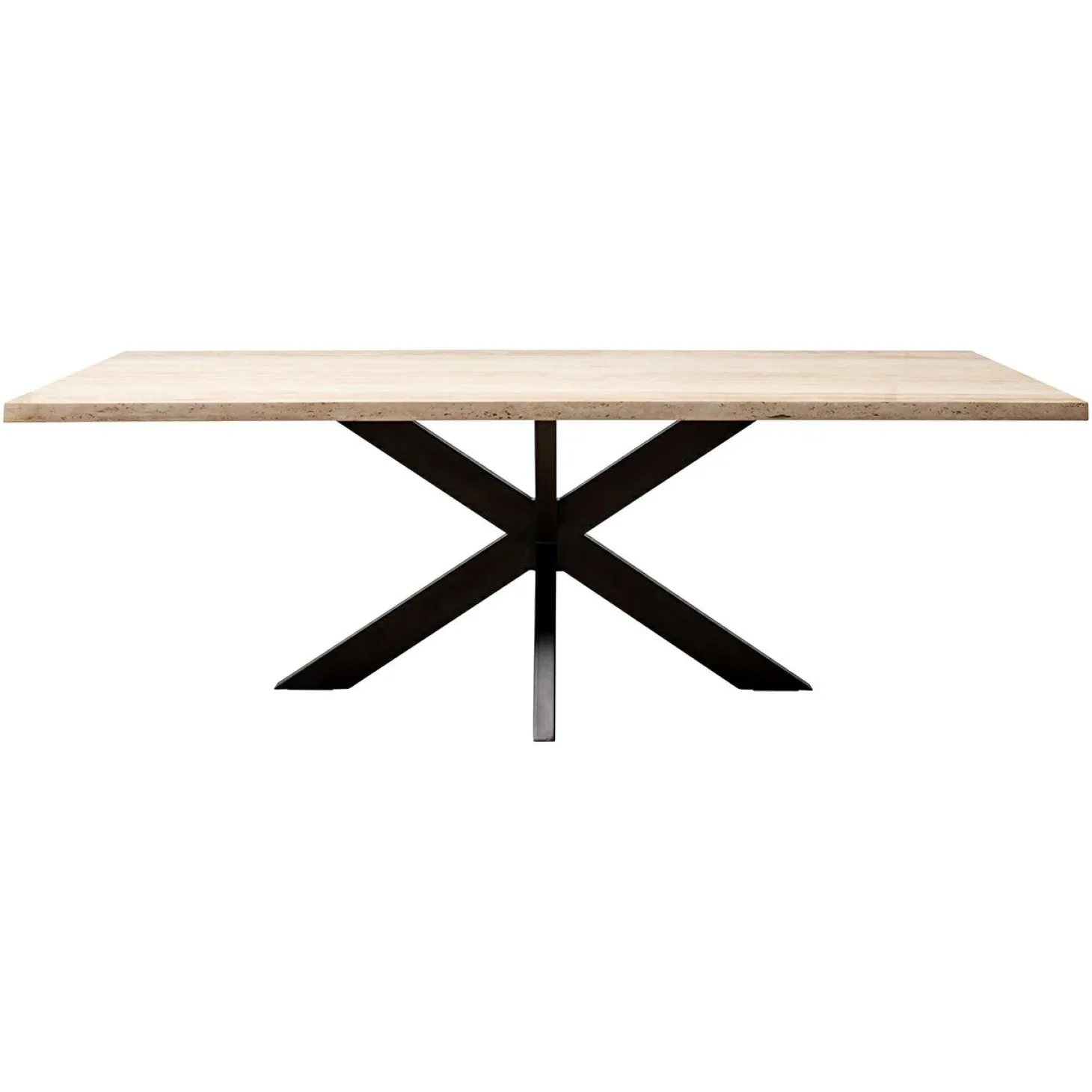 Eettafel Avalon 230 x 100 cm - Travertin - Loft24.nl