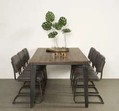 Eettafel Basto 220 cm Mangohout - Loft24.nl