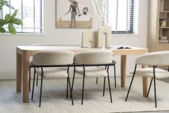 Eettafel Harvey 200 x 100 cm - Eikenhout - Loft24.nl