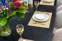 Eettafel Hayley eiken 280 x 110 cm - Zwart - Loft24.nl