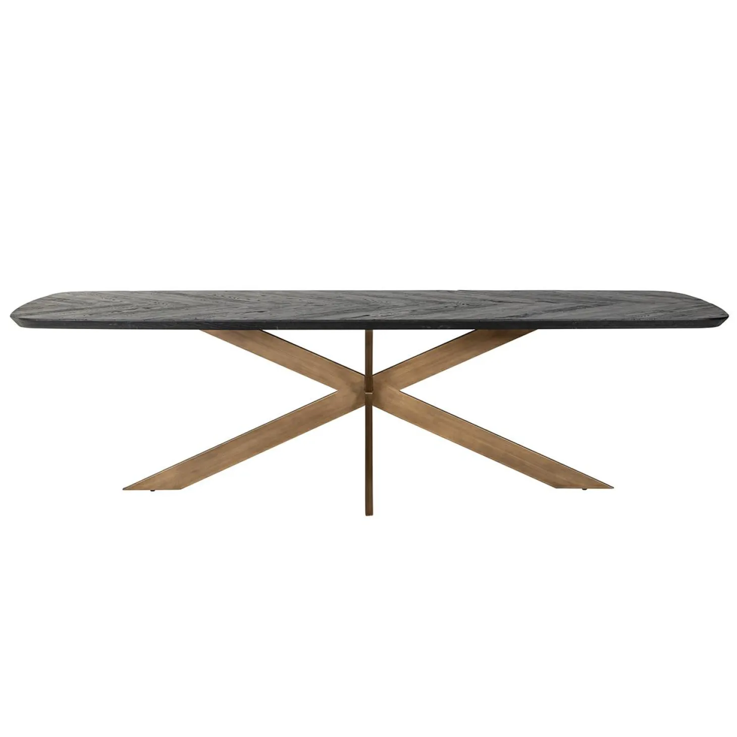 Eettafel Hayley eiken 280 x 110 cm - Zwart - Loft24.nl