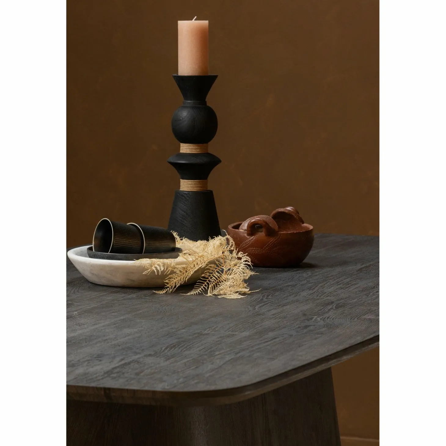 Eettafel Leah MDF 200 x 105cm - Bruin - Loft24.nl