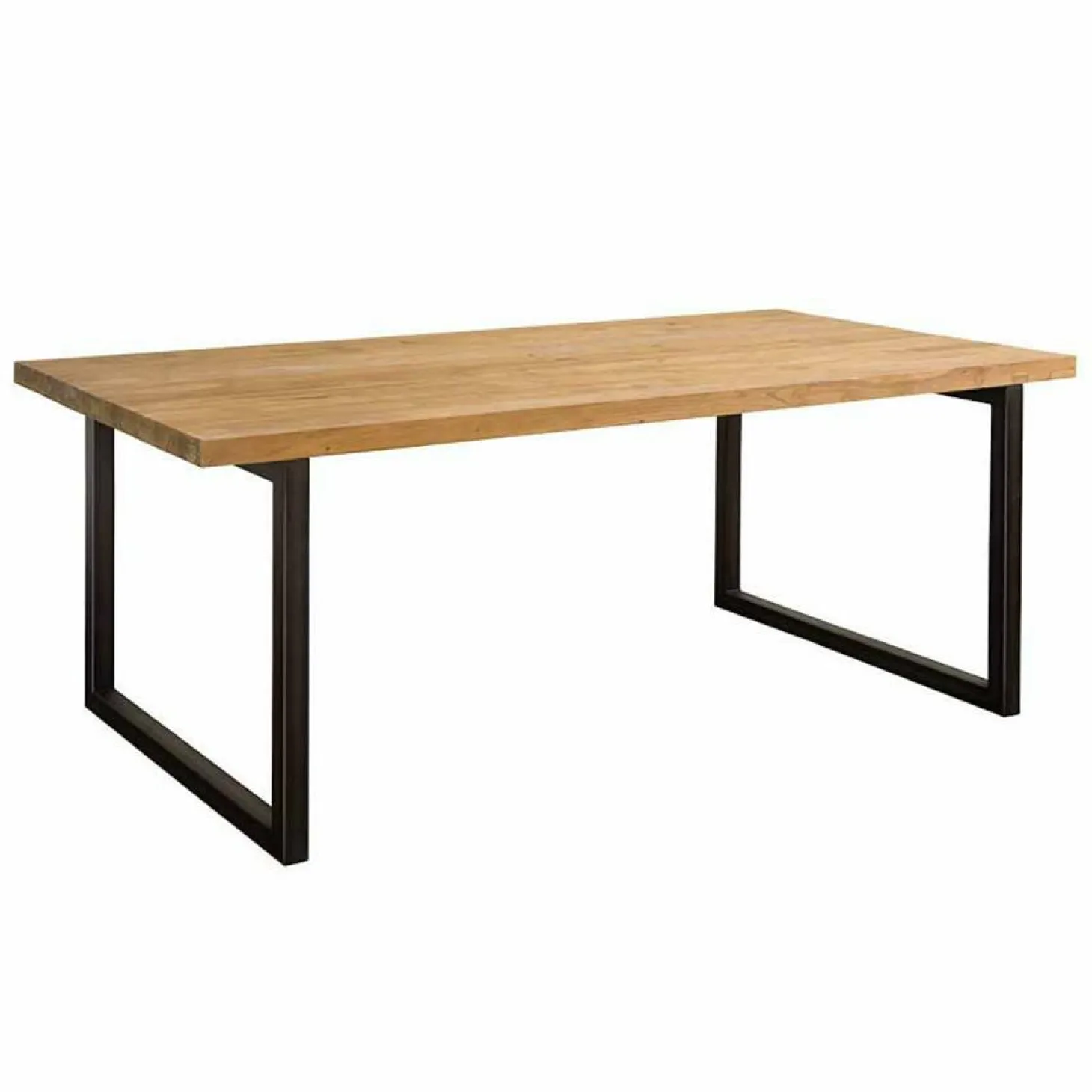 Eettafel Lucca Teak met metalen poten - 260 cm - Loft24.nl