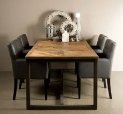 Eettafel Mascio Teakhout 200 cm - Loft24.nl