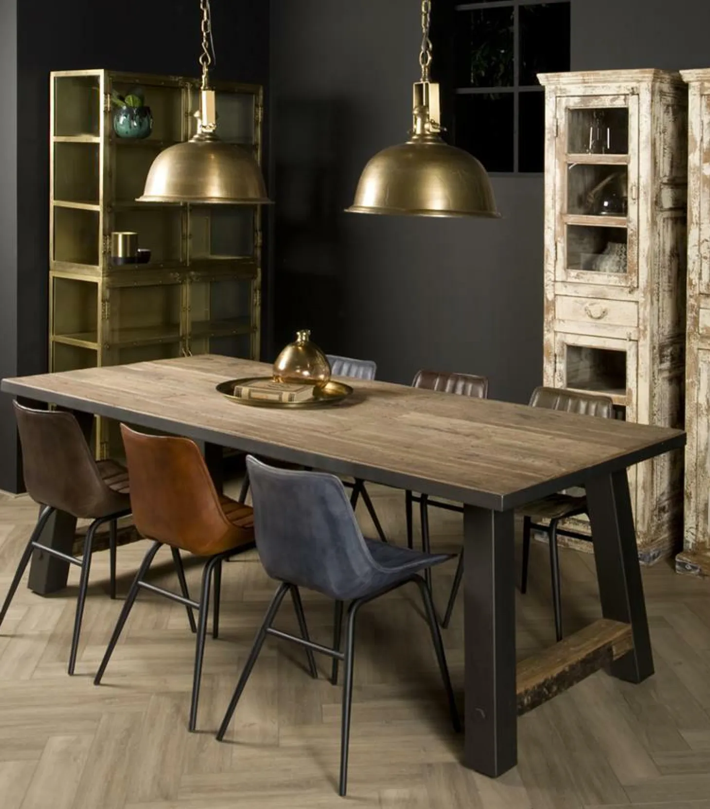 Eettafel Nano Teak - 240 cm - Loft24.nl