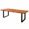 Eettafel Nicosia Boomstam Mangohout - 180 cm - Loft24.nl