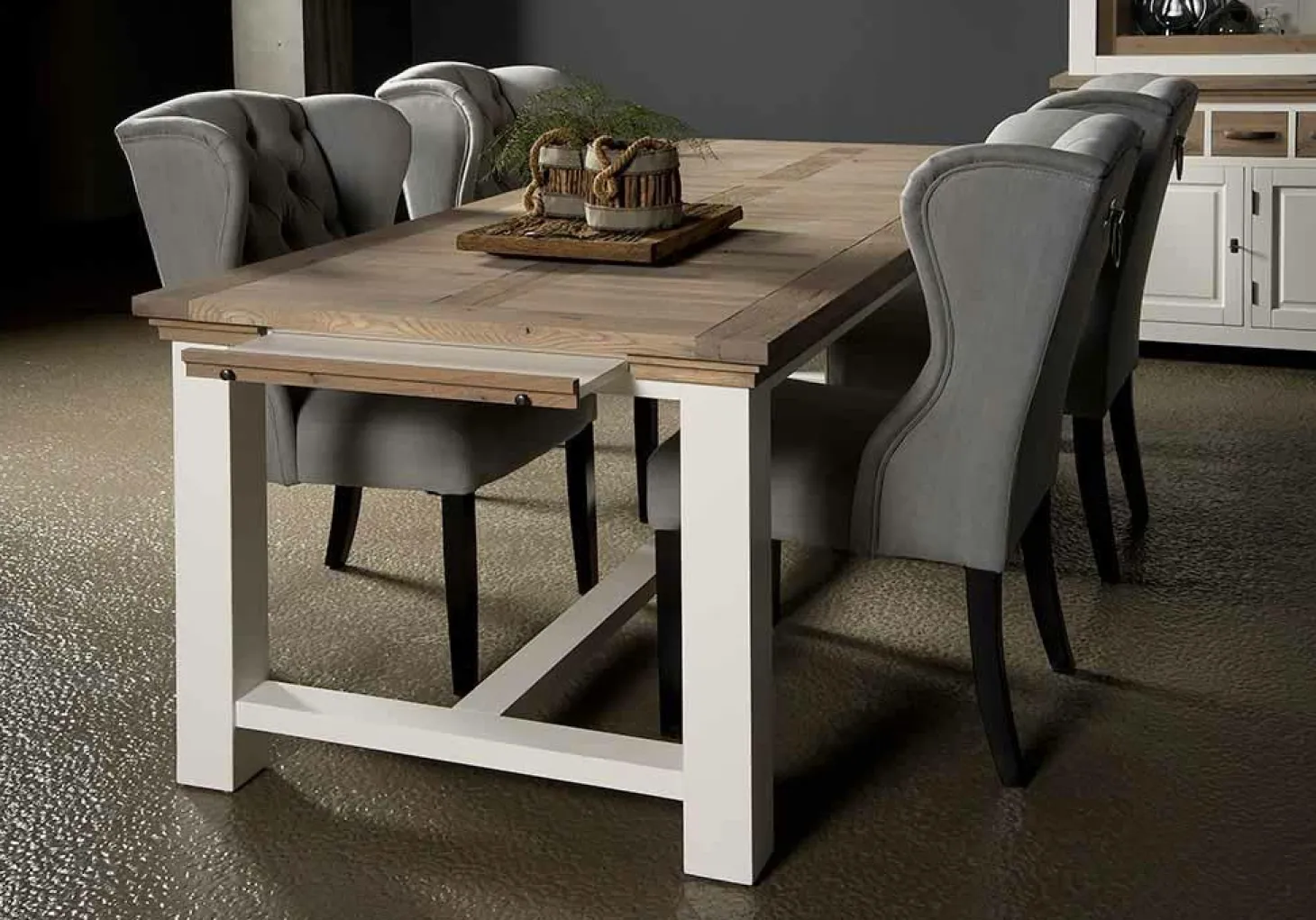 Eettafel Parma 200 cm - Wit - Loft24.nl