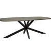 Eettafel Silvi Deens ovaal Mangohout Bruin - 240cm - Loft24.nl