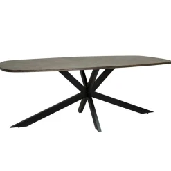 Eettafel Silvi Deens ovaal Mangohout Bruin - 240cm - Loft24.nl