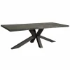 Eettafel Sovana Zwart - 240 cm - Loft24.nl