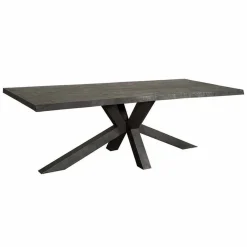 Eettafel Sovana Zwart - 180 cm - Loft24.nl