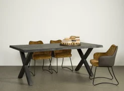 Eettafel Xara Zwart - 260 cm - Loft24.nl