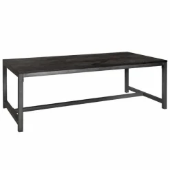 Eettafel Ziano Visgraat Zwart - 160 cm - Loft24.nl