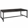 Eettafel Ziano Visgraat Zwart - 200 cm - Loft24.nl
