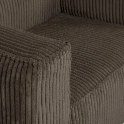 Fauteuil Bean Grove Ribstof - Mud - Loft24.nl
