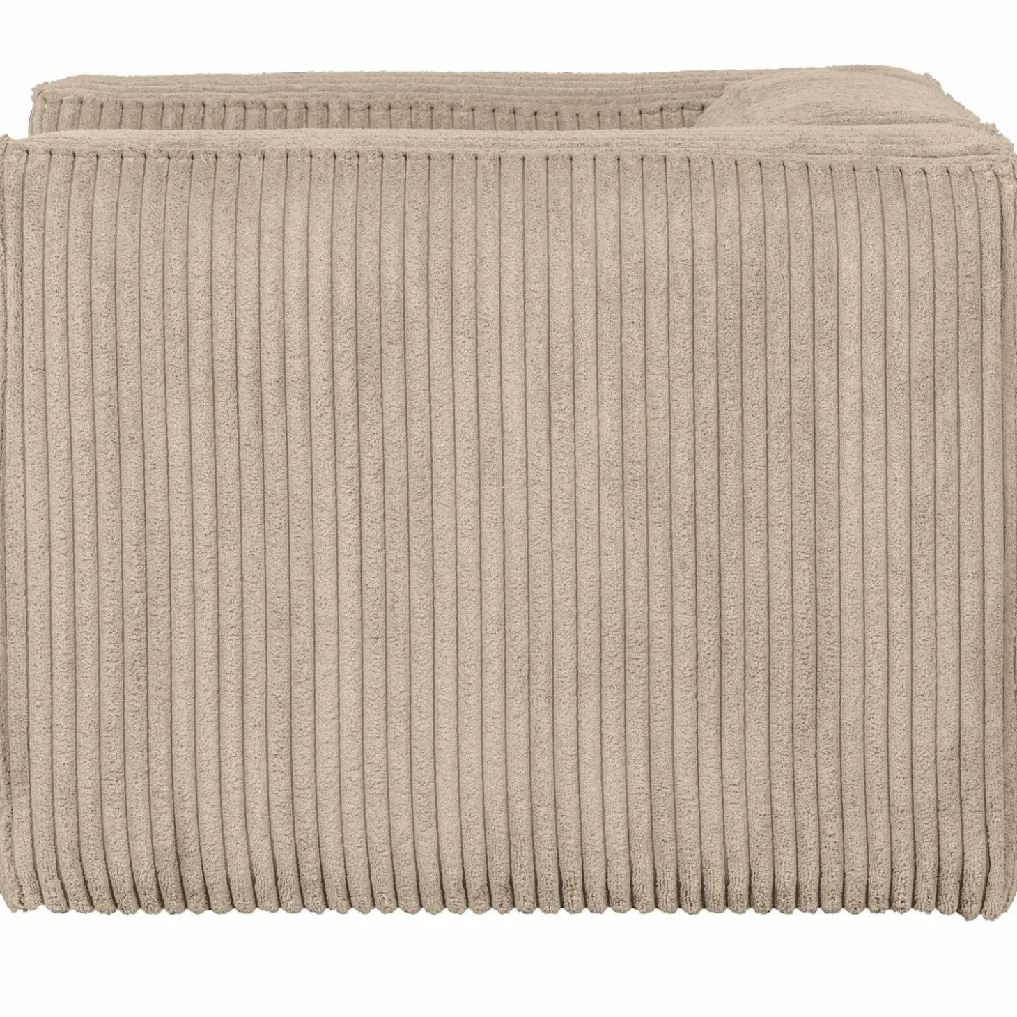 Fauteuil Bean Grove Ribstof - Travertin - Loft24.nl