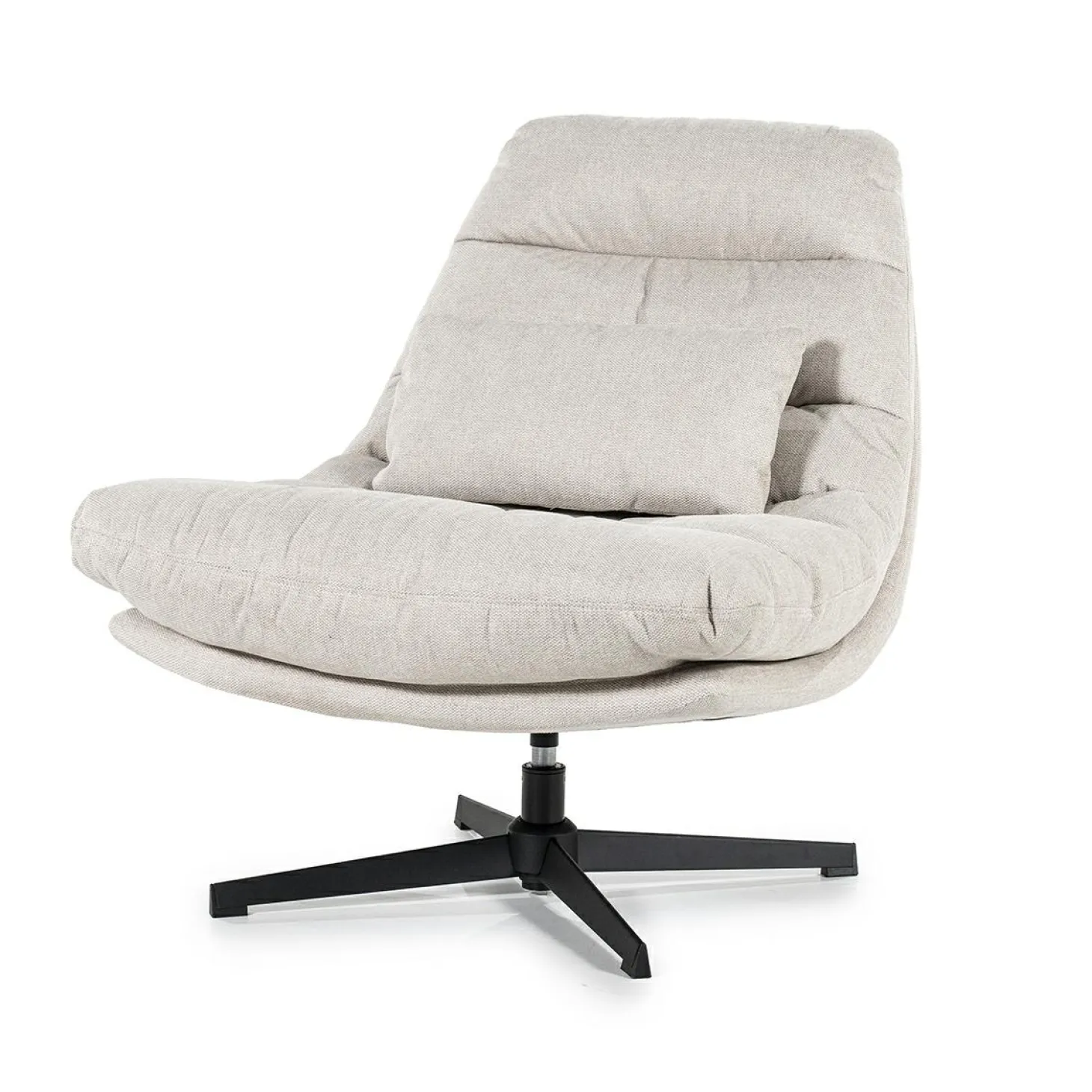 Fauteuil Cooper met kussen - Beige - Loft24.nl