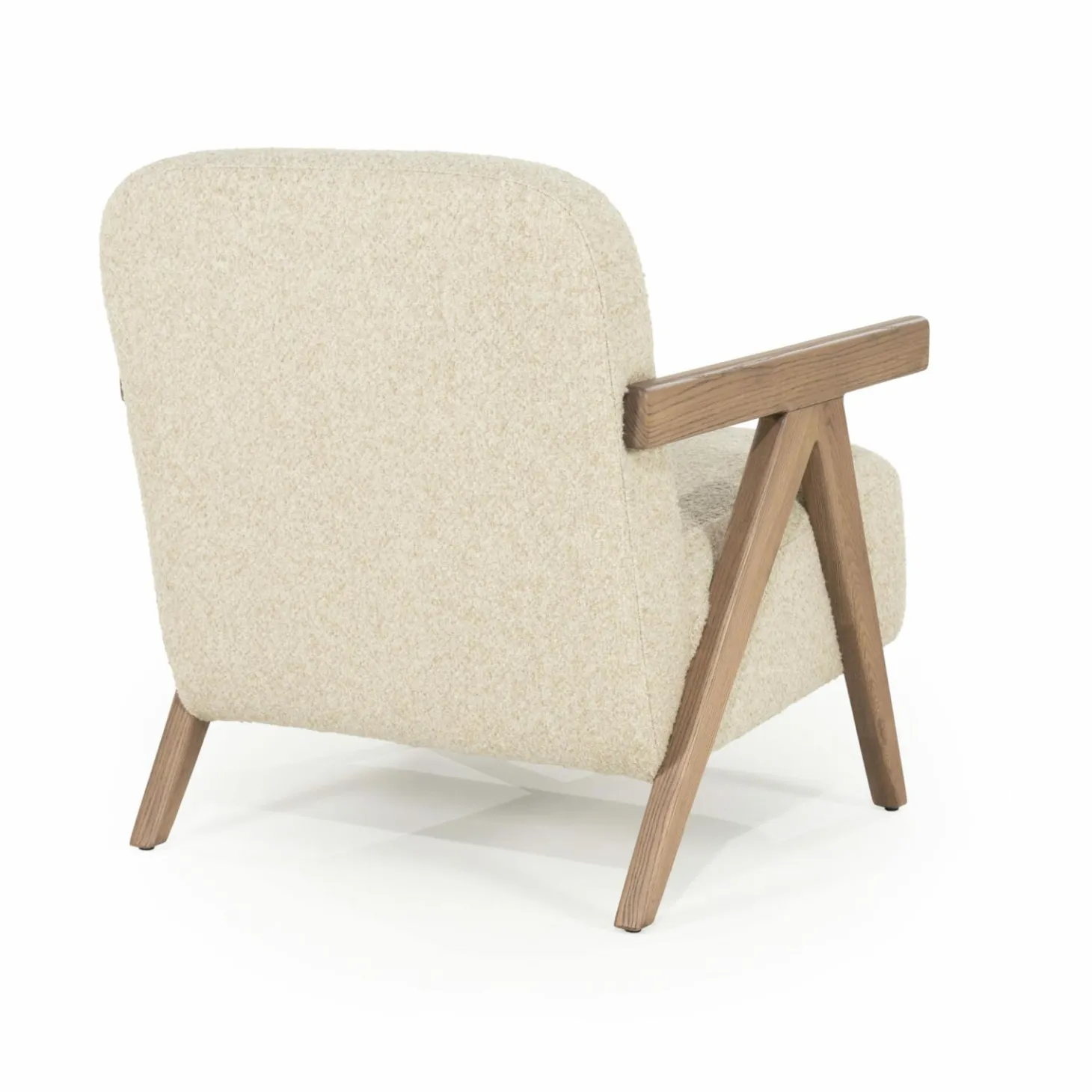 Fauteuil Francis Grove Bouclé - Beige - Loft24.nl