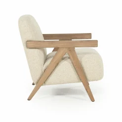 Fauteuil Francis Grove Bouclé - Beige - Loft24.nl